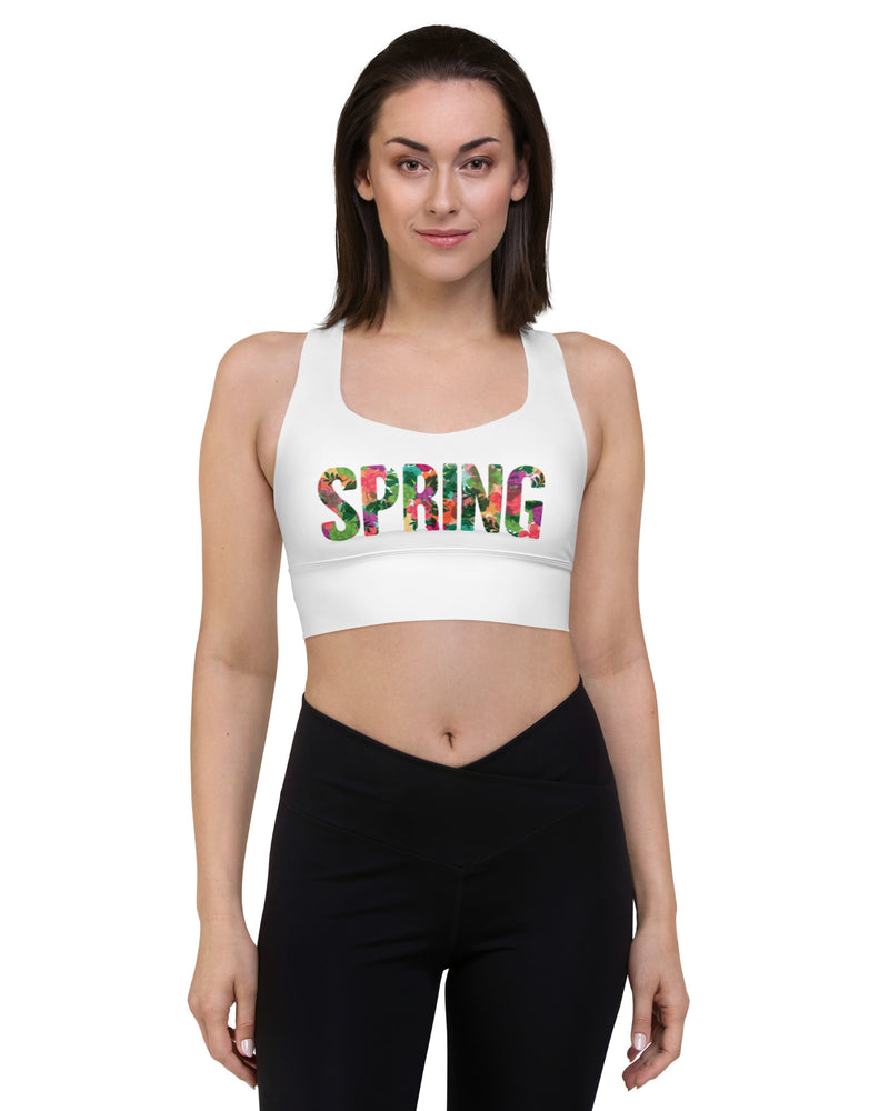 BEAUTIFUL I AM SPRING Longline Sports Bra