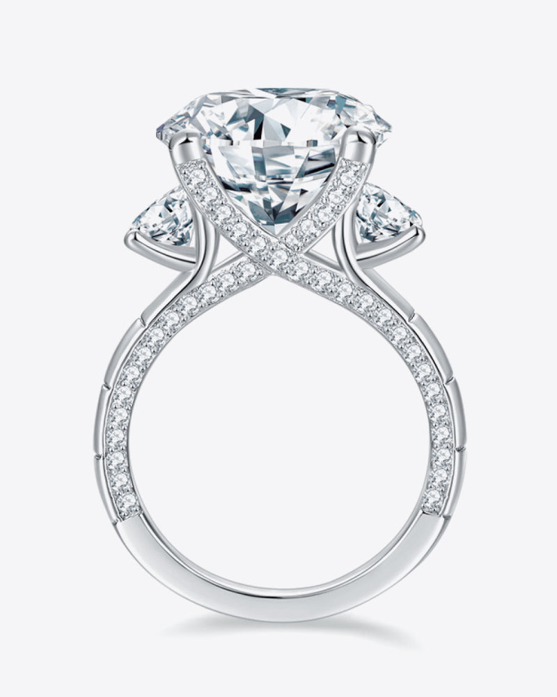 BEAUTIFUL I AM 8.6 Carat Moissanite Jewelry  Platinum-Plated Ring