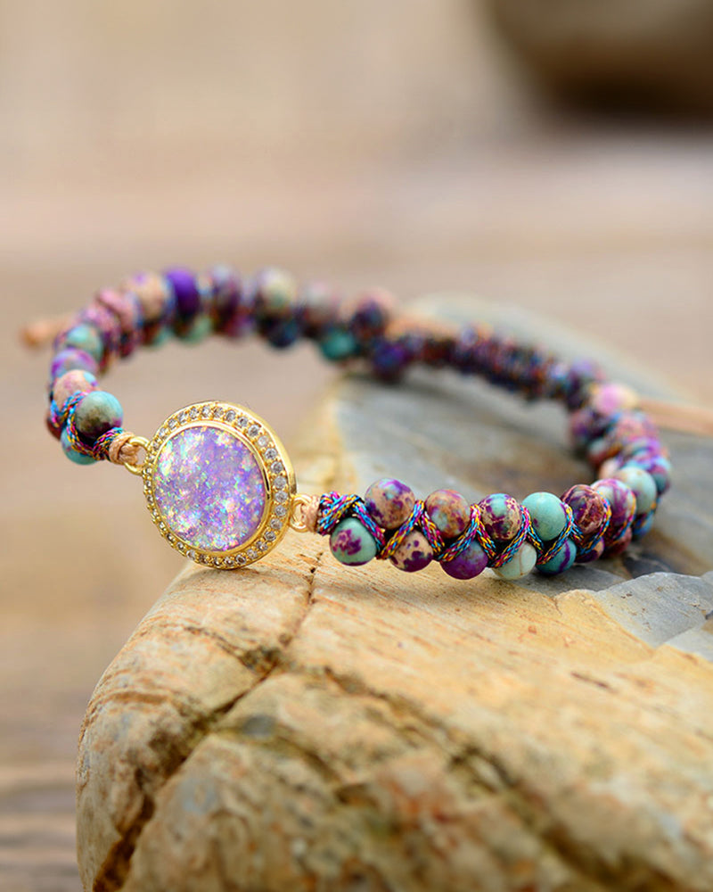 BEAUTIFUL I AM Imperial Jasper Beaded Bracelet Jewelry