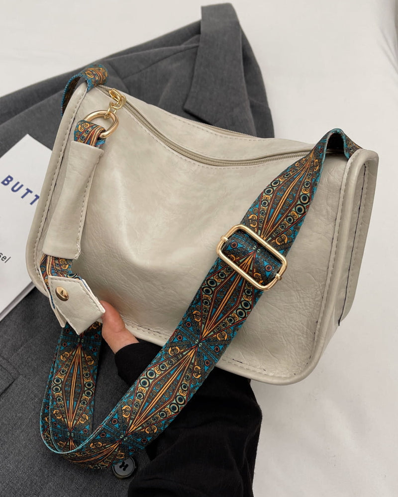 BEAUTIFUL I AM PU Leather Shoulder Bag
