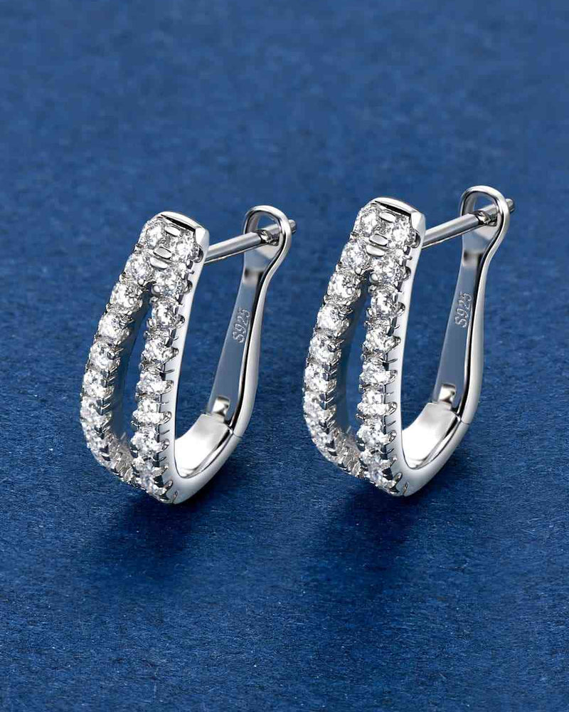 BEAUTIFUL I AM Moissanite Jewelry 925 Sterling Silver Earrings