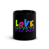 EG3BEATS LOVE DIVINE Black Glossy Mug