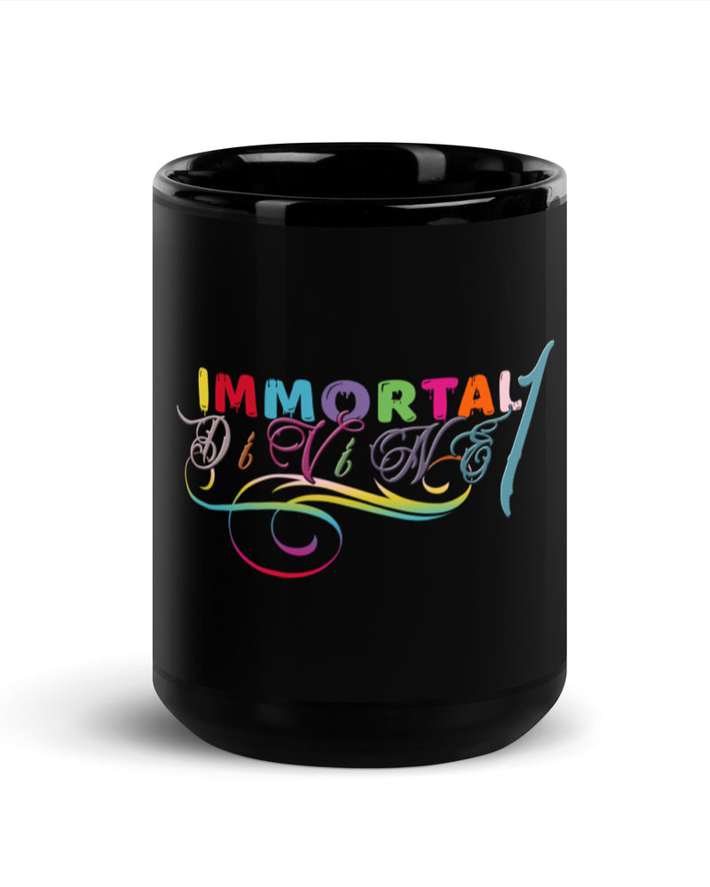 EG3BEATS IMMORTAL DIVINE 1 Black Glossy Mug