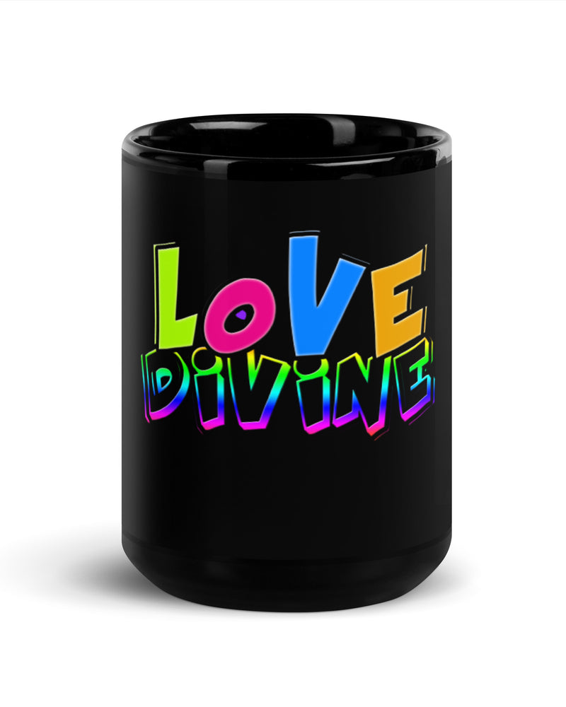 EG3BEATS LOVE DIVINE Black Glossy Mug
