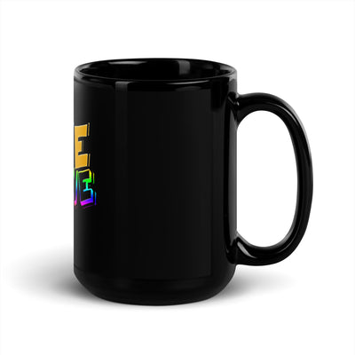 EG3BEATS LOVE DIVINE Black Glossy Mug