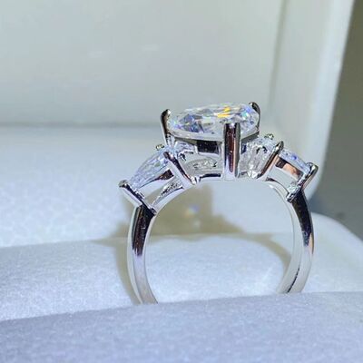 BEAUTIFUL I AM 3 Carat Moissanite 925 Sterling Silver Jewelry Ring