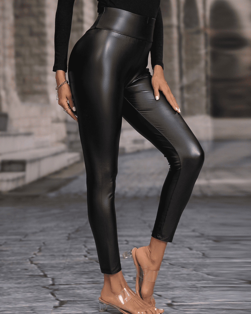 BEAUTIFUL I AM Slim Fit High Waistband Leggings Pants