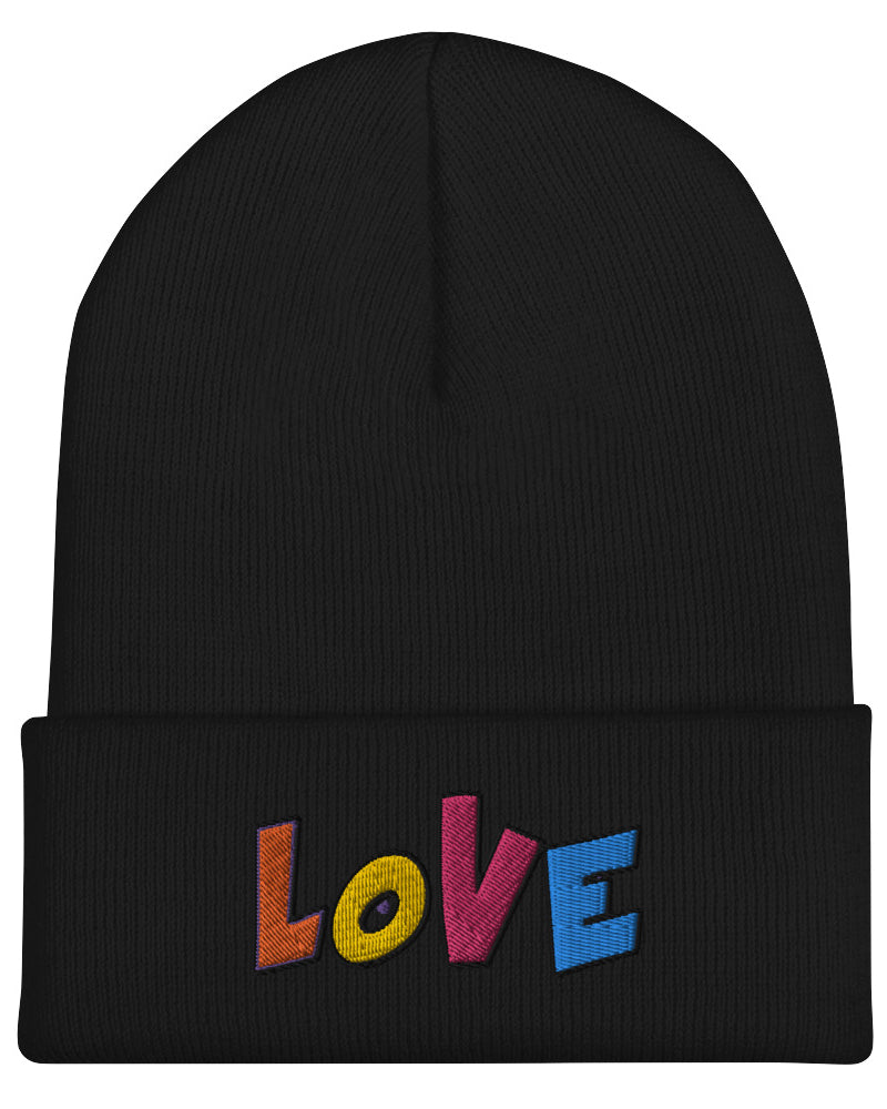 EG3BEATS LOVE Cuffed Beanie Hat