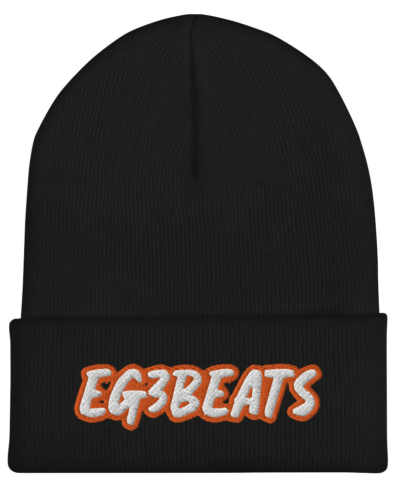 EG3BEATS ORANGE Cuffed Beanie Hat
