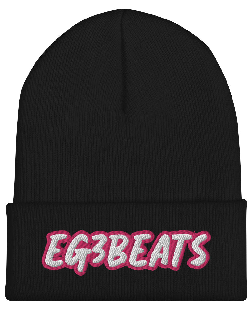 EG3BEATS PINK Cuffed Beanie Hat