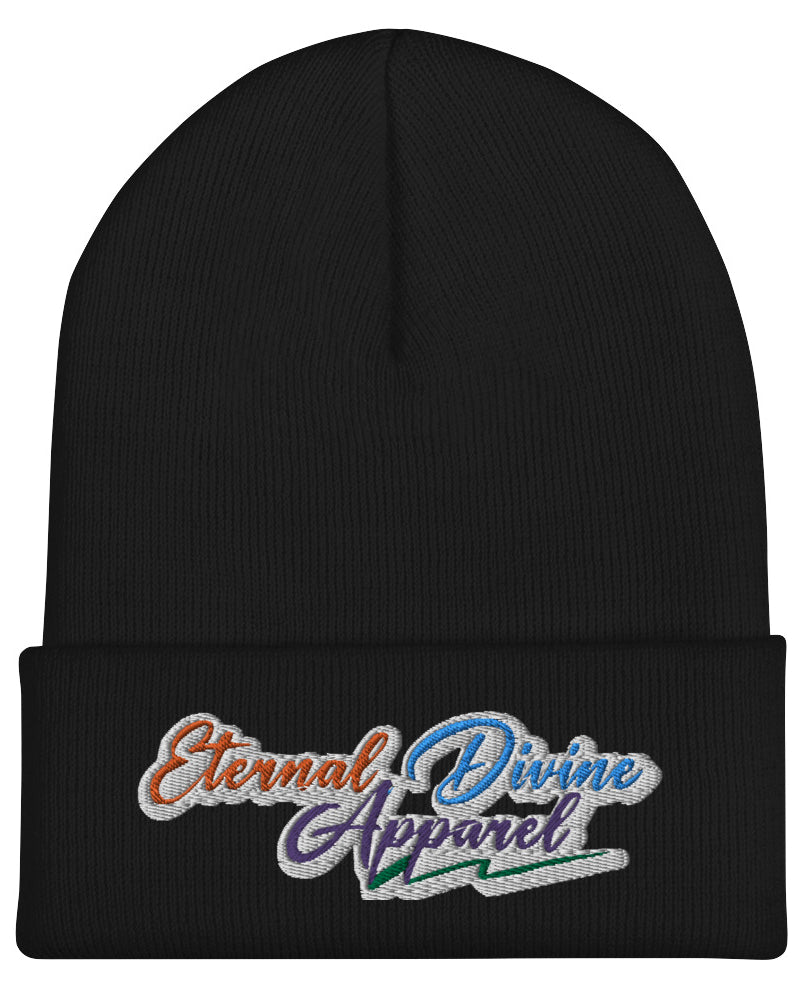 ETERNAL DIVINE APPAREL WHITE Cuffed Beanie Hat