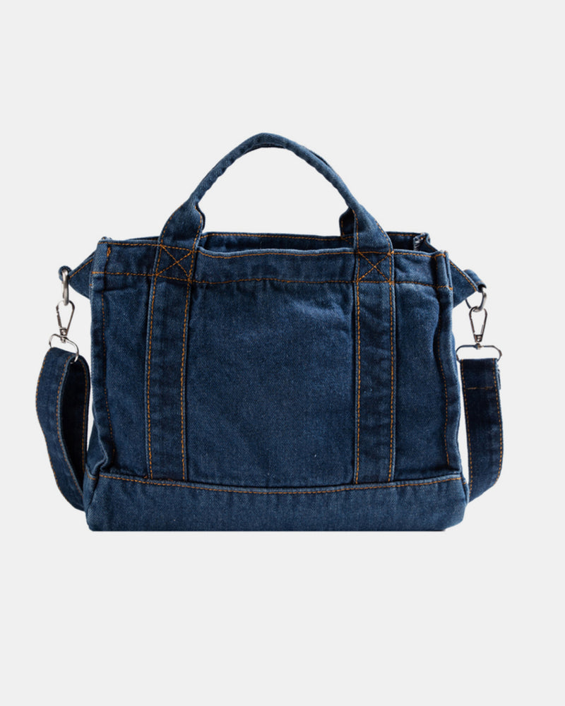 BEAUTIFUL I AM Denim Shoulder Bag