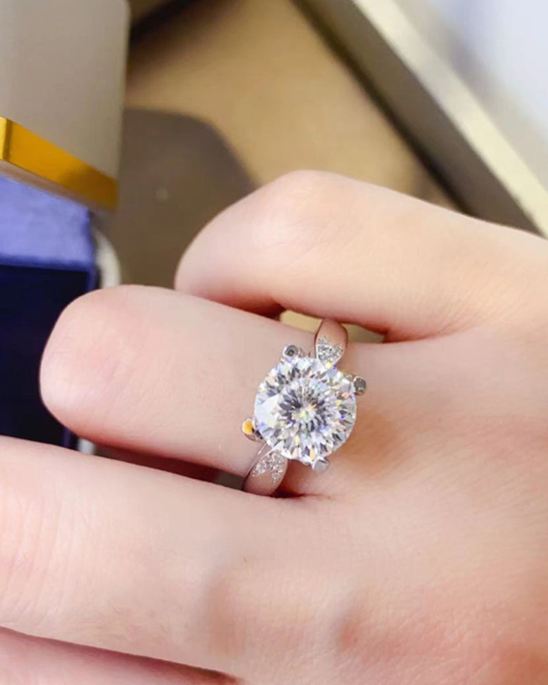 BEAUTIFUL I AM 2 Carat Moissanite 925 Jewelry Sterling Silver Ring