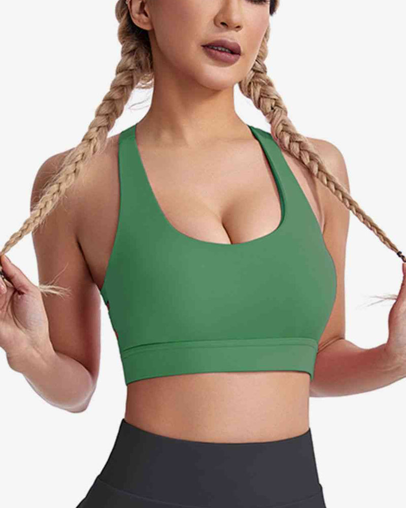 BEAUTIFUL I AM Cutout Sports Bra