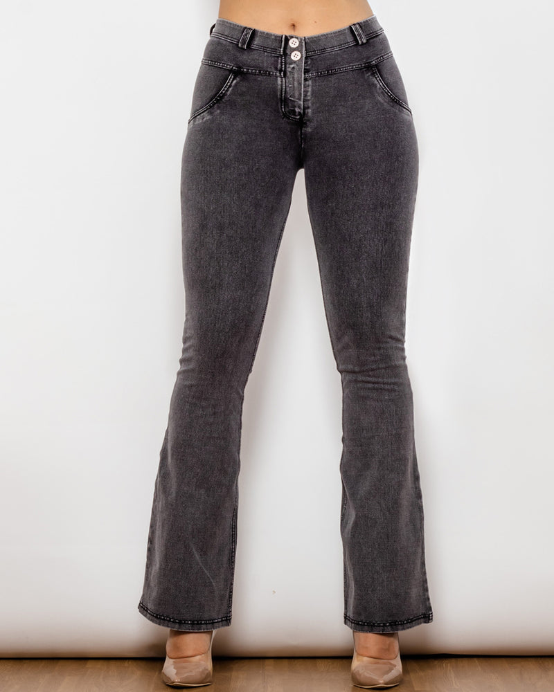 BEAUTIFUL I AM Full Size Long Bootcut Jeans