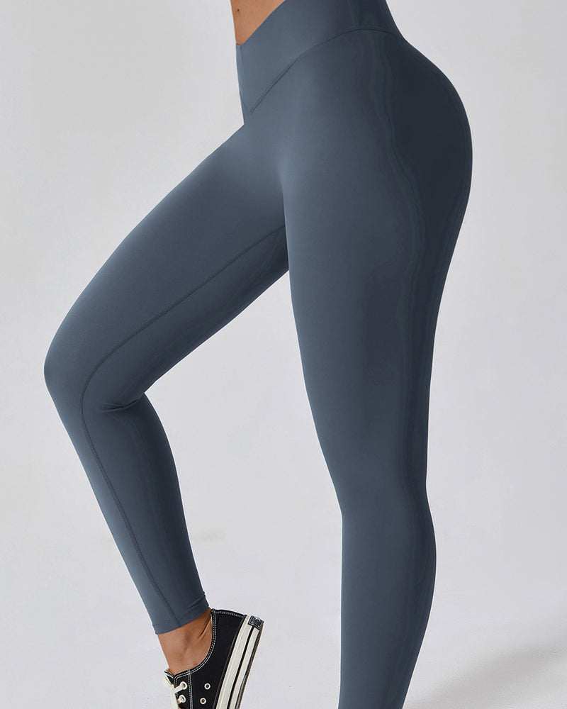 BEAUTIFUL I AM Slim Fit Wide Waistband Sports Leggings Active Wear