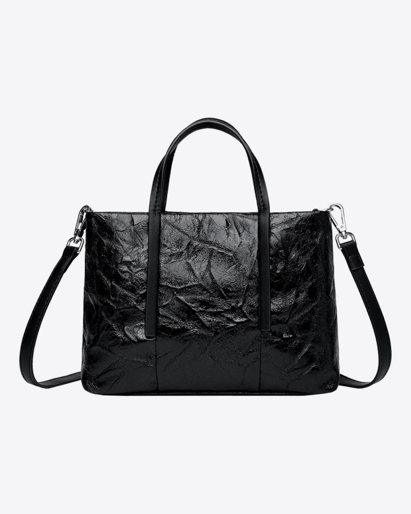 BEAUTIFUL I AM PU Leather Hand Bag