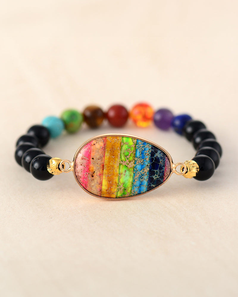BEAUTIFUL I AM Geometrical Shape Beaded Bracelet Jewelry