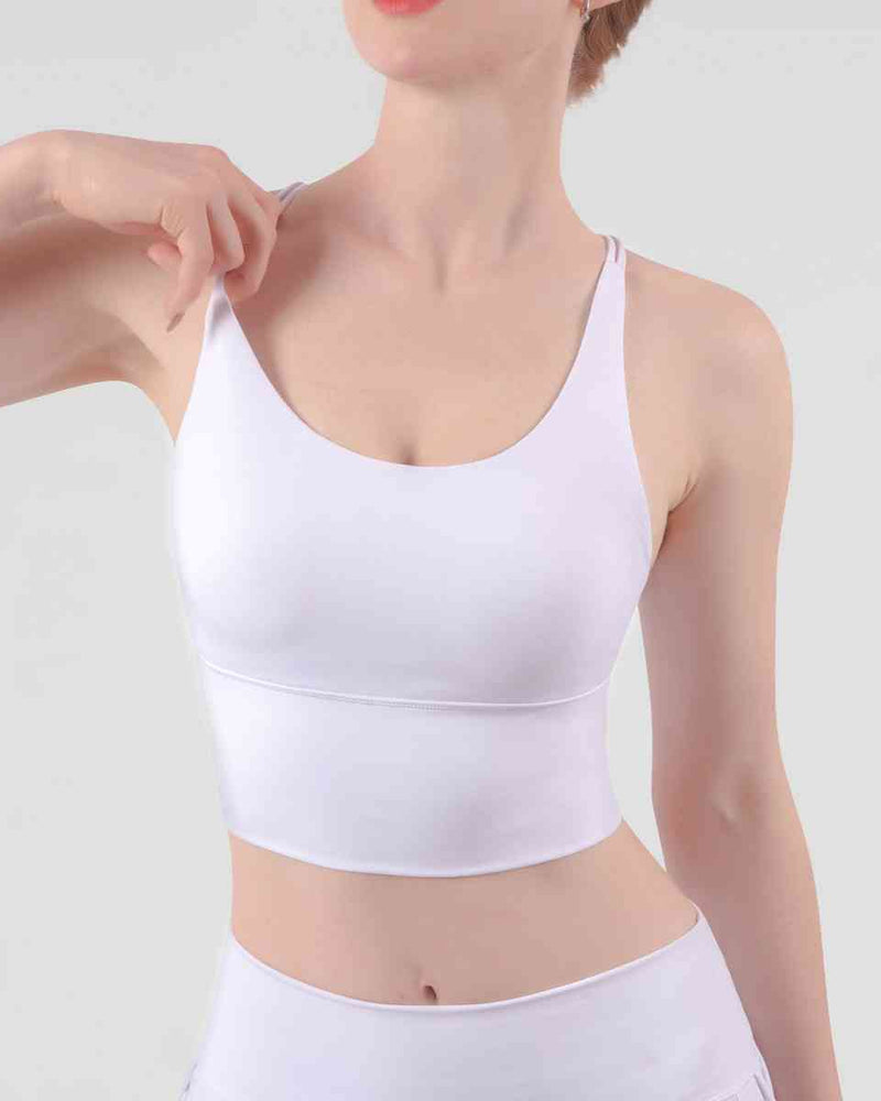BEAUTIFUL I AM Crisscross Sports Bra