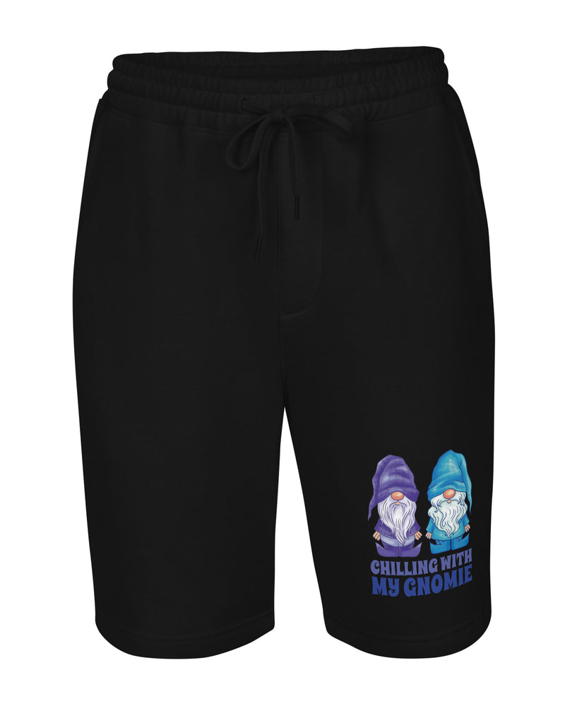 EG3BEATS CHILLING WITH MY GNOMIE Men's Fleece Shorts