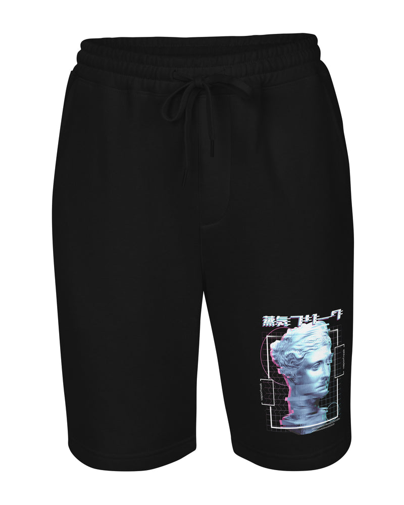 EG3BEATS GLITCH VAPOR FREAK Men's Fleece Shorts