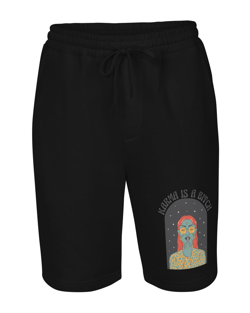 ETERNAL DIVINE APPAREL KARMA IS A BITCH Men's Fleece Shorts
