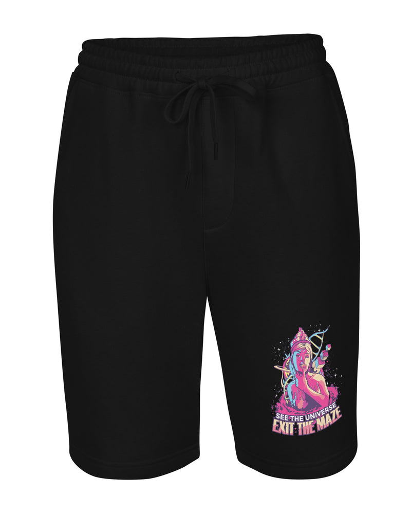 ETERNAL DIVINE APPAREL EXIT THE UNIVERSE MAZE Men's fleece shorts