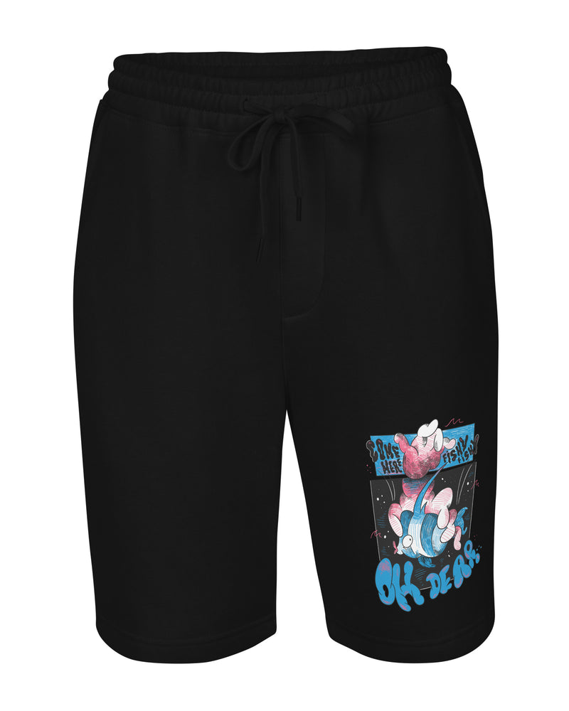 EG3BEATS COME HERE FISHY Men's Fleece Shorts