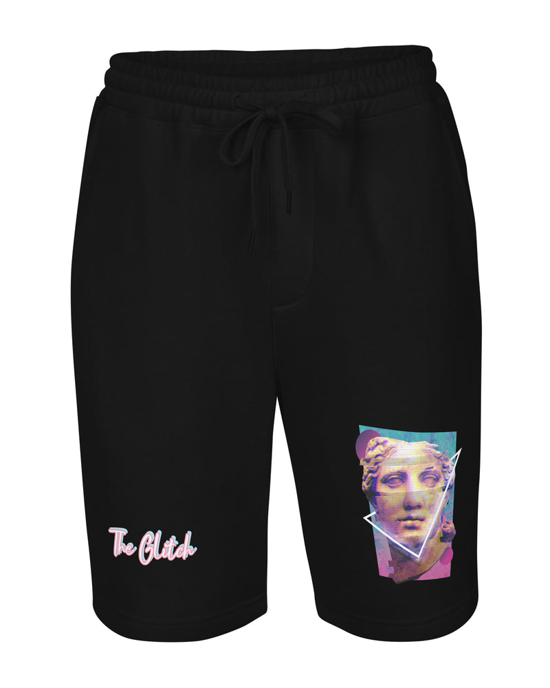 EG3BEATS THE GLITCH Men's Fleece Shorts