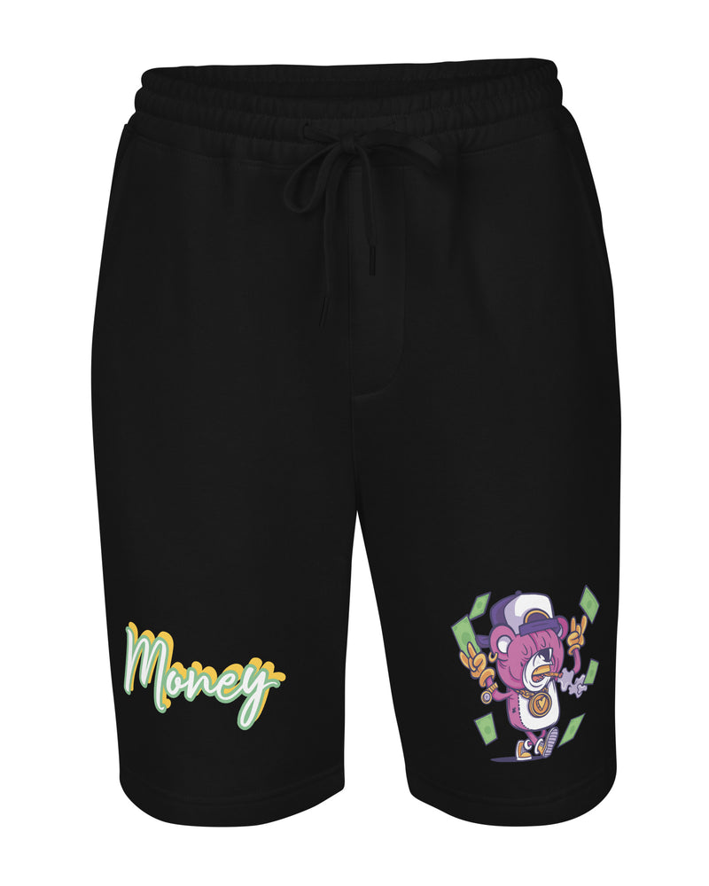 EG3BEATS CARTOON BEAR Men's fleece shorts