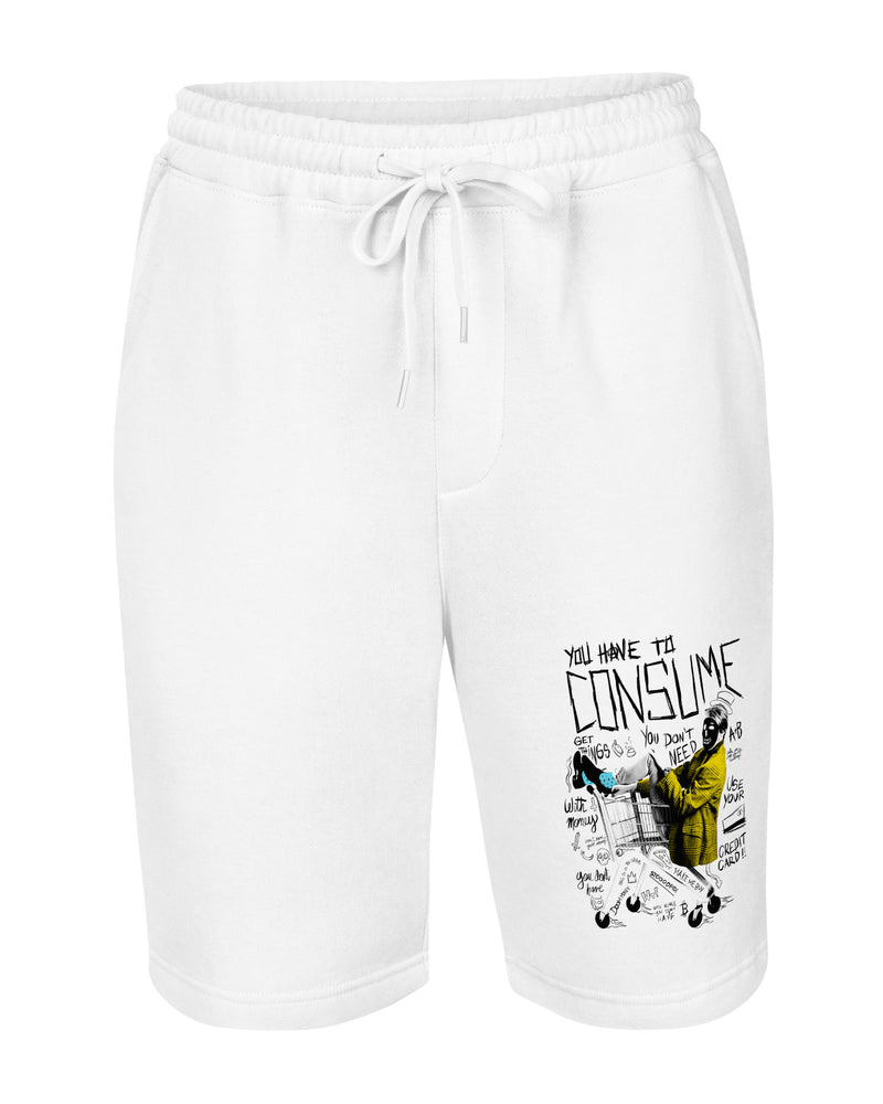 EG3BEATS CONSUME Men's Fleece Shorts