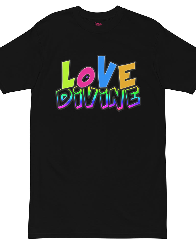 EG3BEATS LOVE DIVINE Men’s Premium Heavyweight T-Shirt