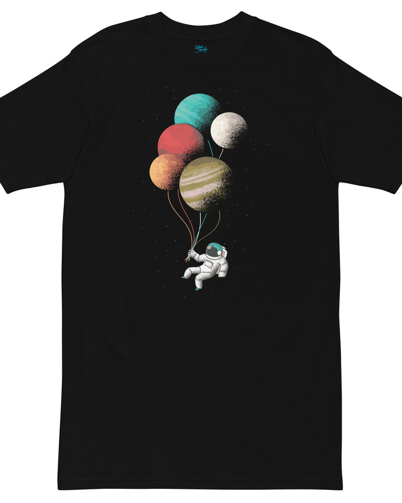ETERNAL DIVINE APPAREL ASTRONAUT BALLOON Men’s Premium Heavyweight T-Shirt