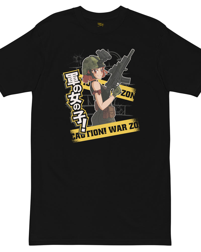 EG3BEATS CARTOON WAR Men’s Premium Heavyweight T-Shirt