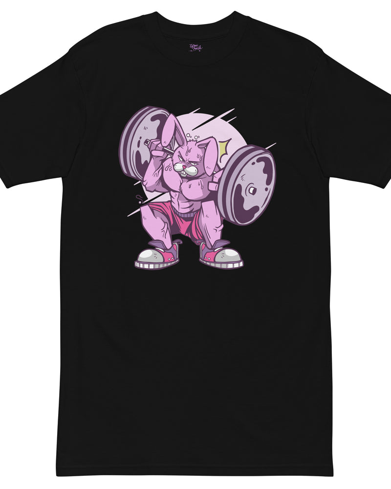 EG3BEATS STRONG BUNNY Men’s Premium Heavyweight T-Shirt