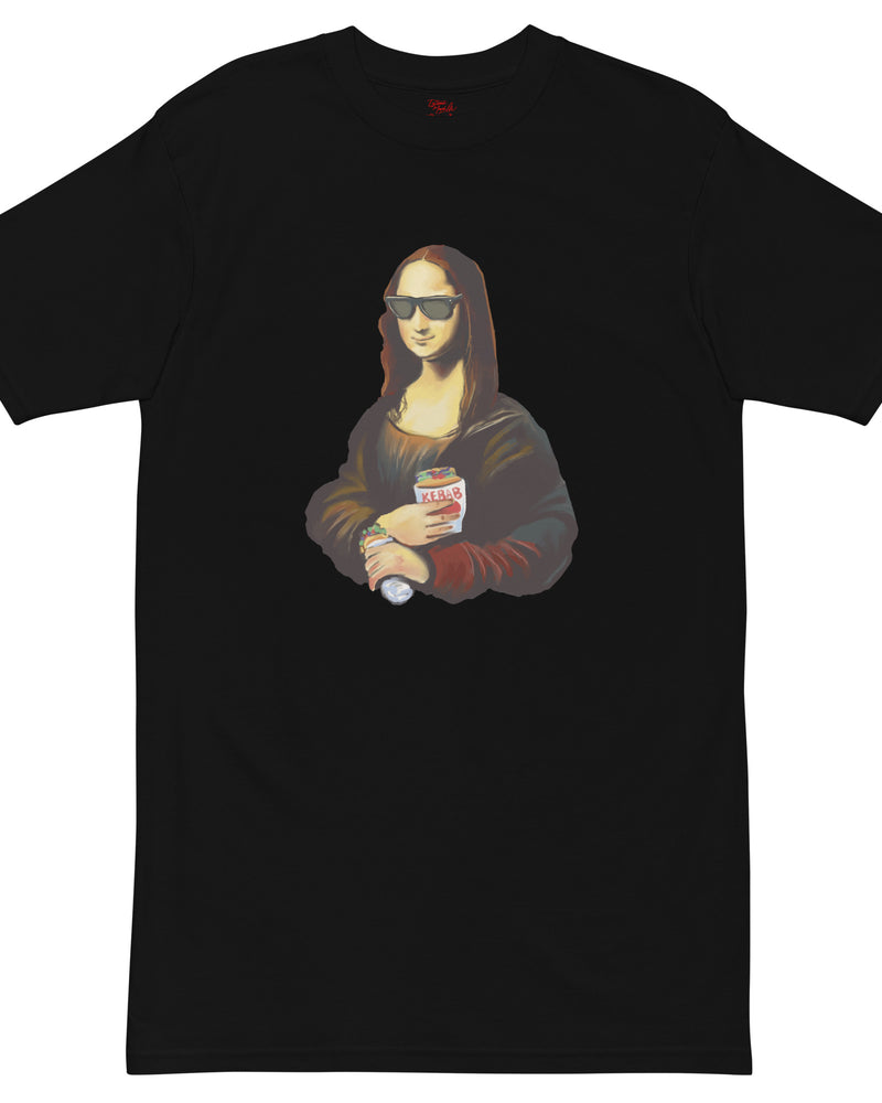 EG3BEATS COOL MONA LISA Men’s Premium Heavyweight T-Shirt