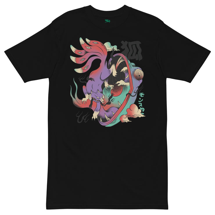 EG3BEATS FOX MONSTER Men’s Premium Heavyweight T-Shirt