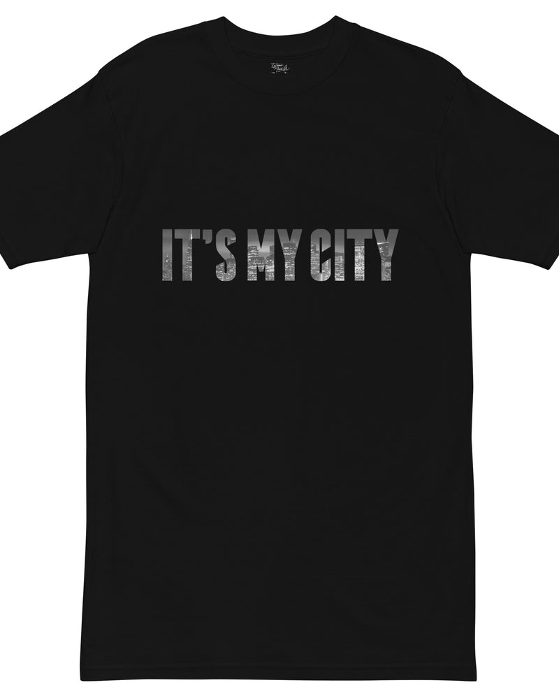 ETERNAL DIVINE APPAREL IT'S MY CITY Men’s Premium Heavyweight T-Shirt