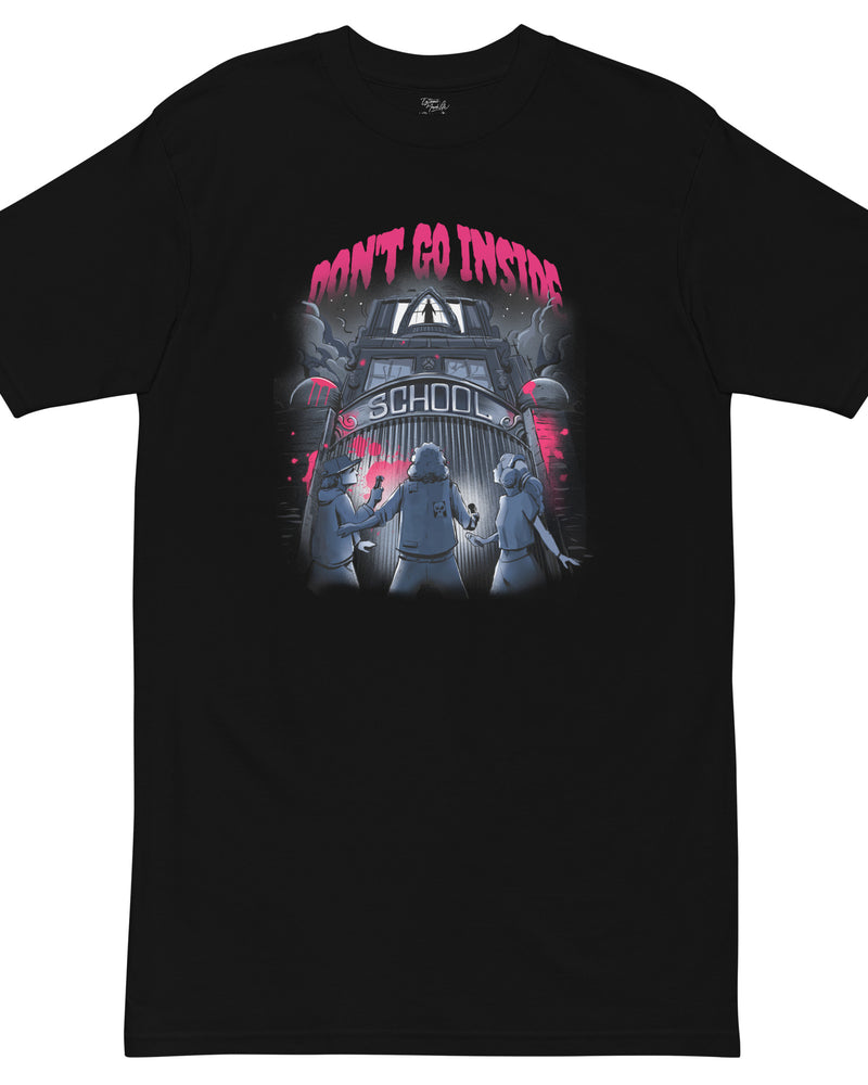 EG3BEATS DON'T GO INSIDE Men’s Premium Heavyweight T-Shirt