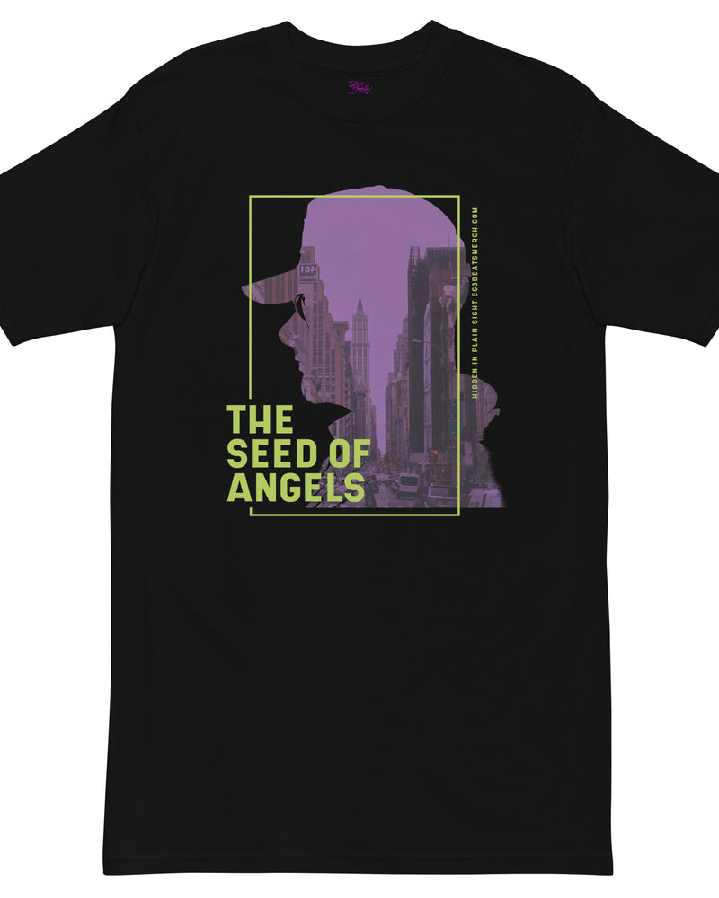 ETERNAL DIVINE APPAREL SEED OF ANGELS Men’s Premium Heavyweight T-Shirt