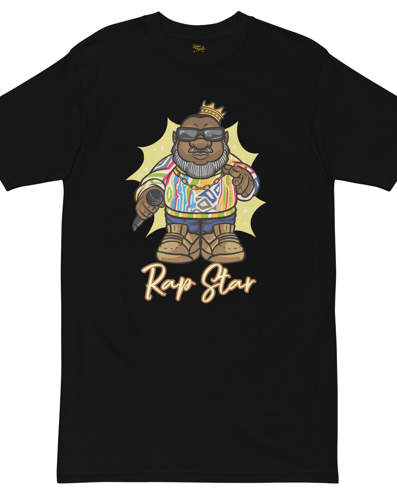 EG3BEATS CARTOON RAP STAR Men’s Premium Heavyweight T-Shirt