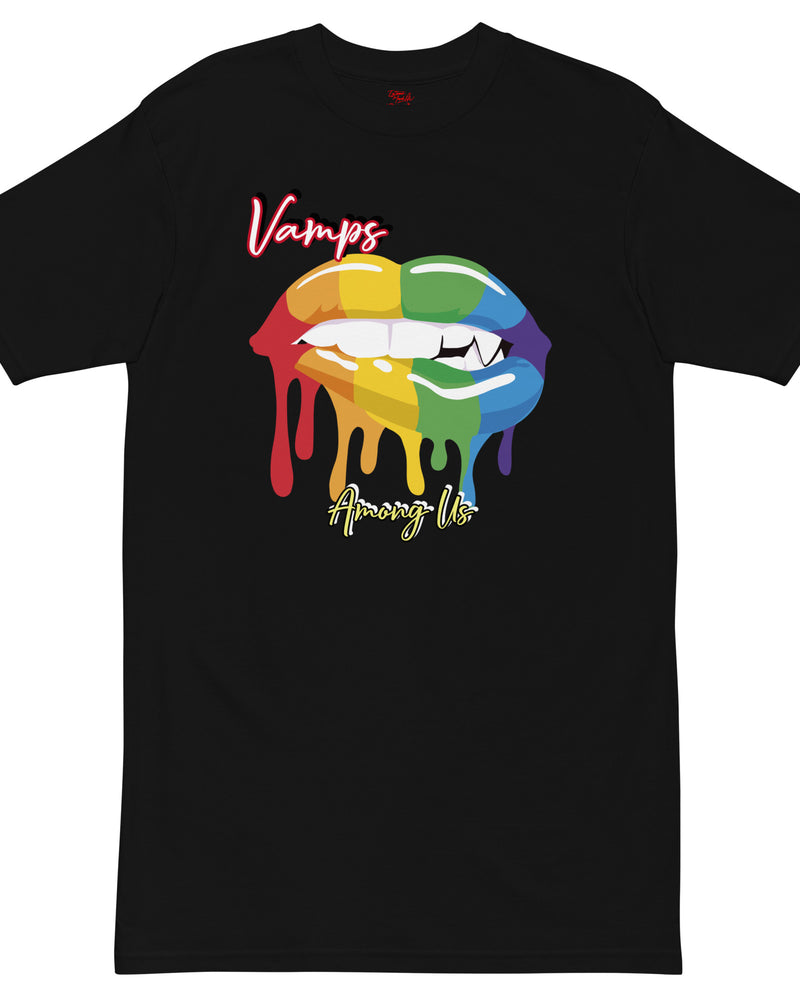EG3BEATS VAMPS AMONG US Men’s Premium Heavyweight T-Shirt