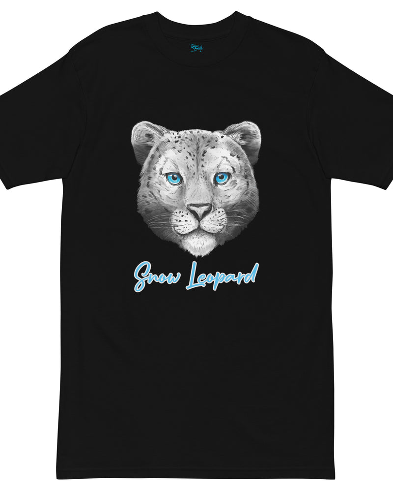 ETERNAL DIVINE APPAREL SNOW LEOPARD Men’s Premium Heavyweight T-Shirt