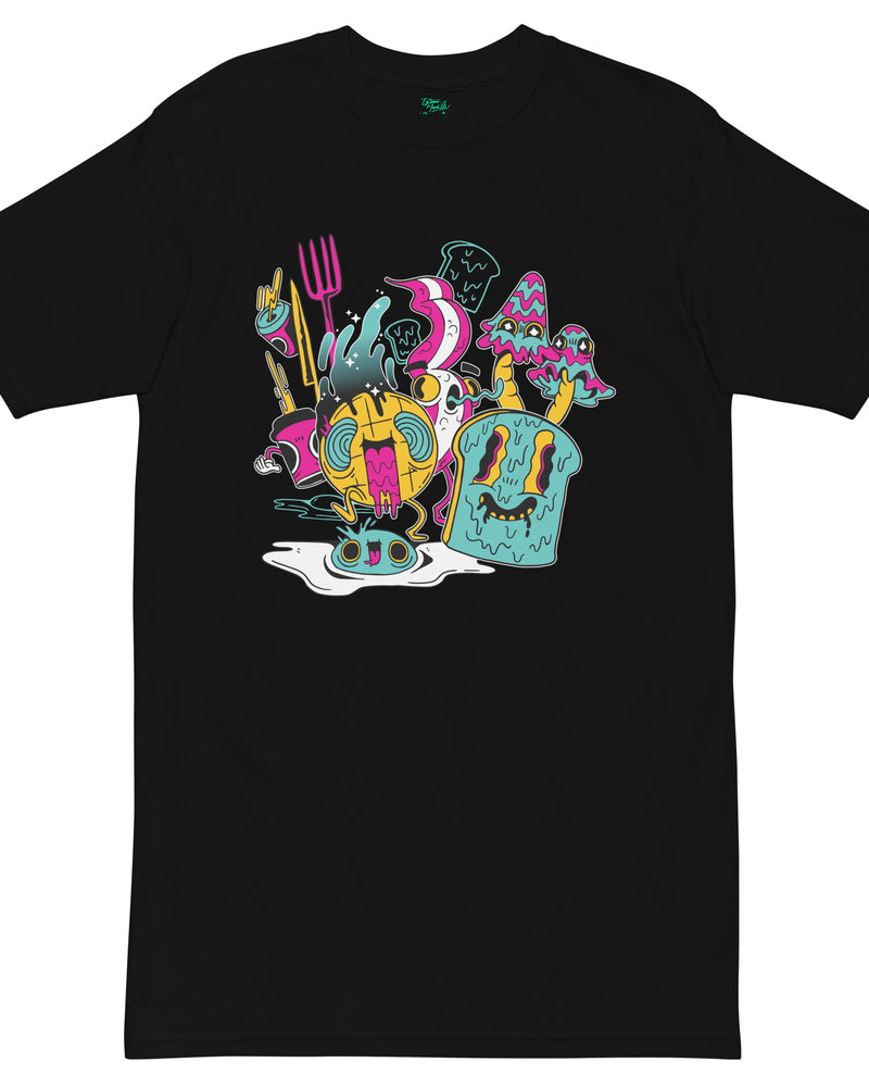 EG3BEATS LET'S EAT Men’s Premium Heavyweight T-Shirt