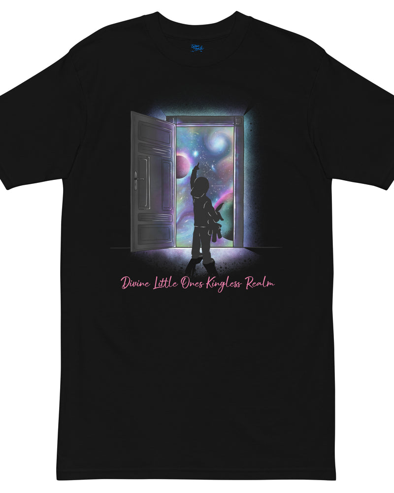 ETERNAL DIVINE APPAREL DIVINE LITTLE ONES KINGLESS REALM Men’s Premium Heavyweight T-Shirt