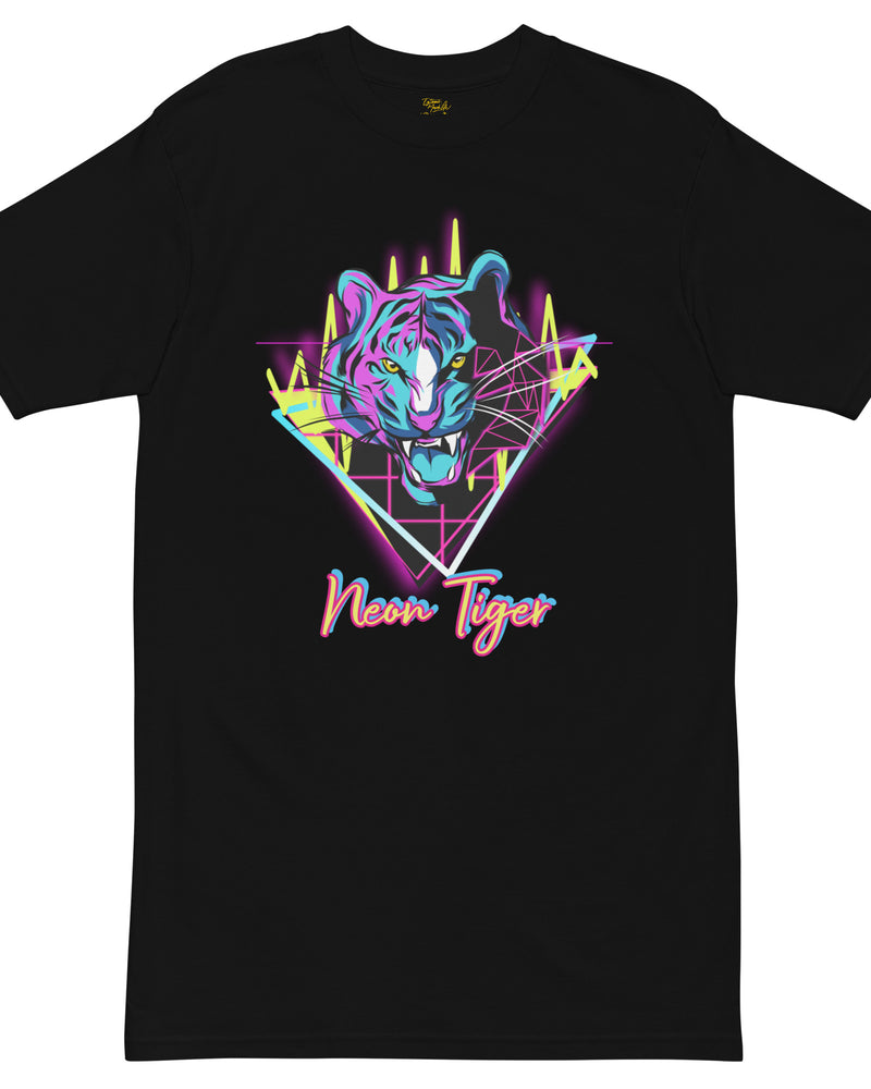 EG3BEATS NEON TIGER Men’s Premium Heavyweight T-Shirt