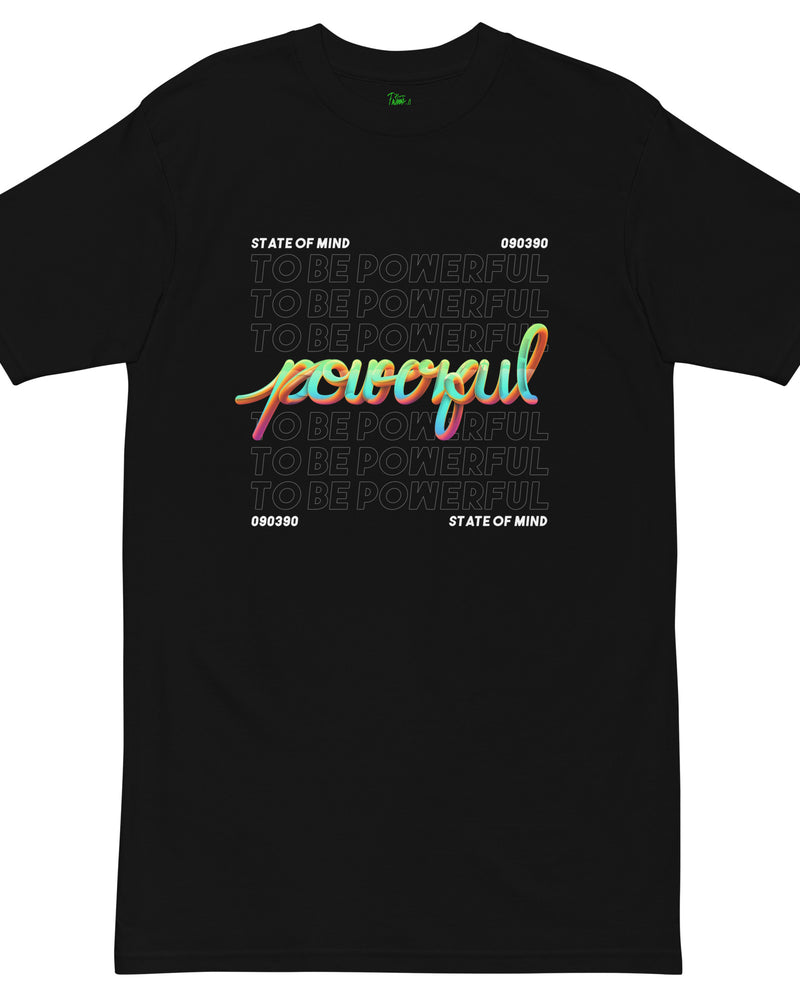 EG3BEATS POWERFUL Men’s Premium Heavyweight T-Shirt