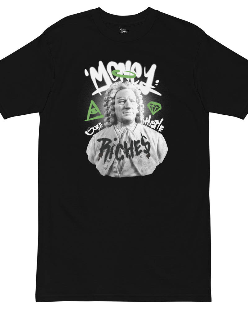 EG3BEATS MONEY RICHES Men’s Premium Heavyweight T-Shirt