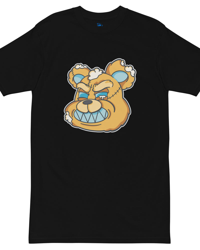 EG3BEATS ANGRY BEAR Men’s Premium Heavyweight T-Shirt