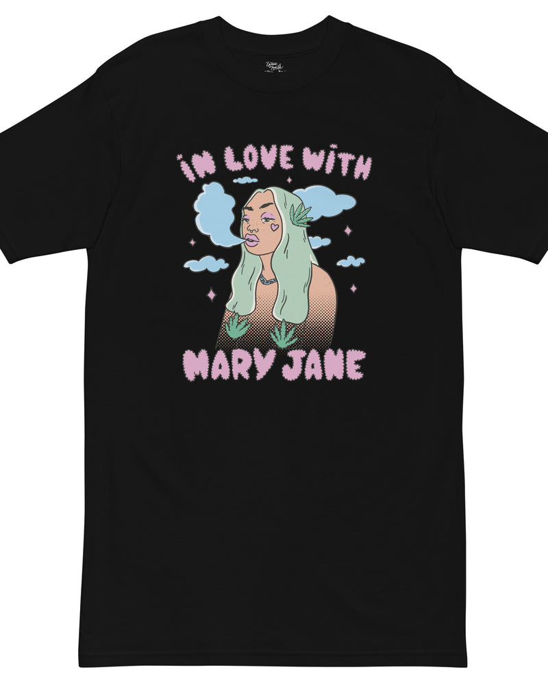 EG3BEATS LOVE WITH MARY JANE Men’s Premium Heavyweight T-Shirt
